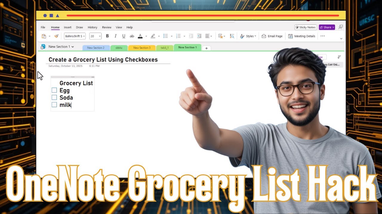 How To Create Grocery List In OneNote | Quick & Easy (2025) - YouTube