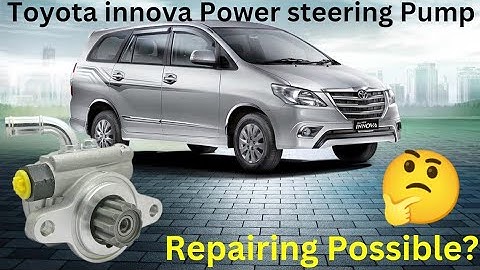 Toyota Innova Power Steering Pump How to Repair Power steering pump Toyota Innova 2.5G