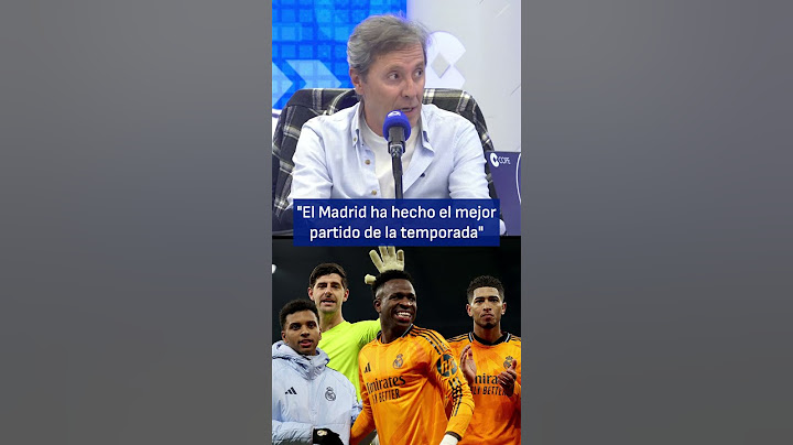 Paco González aplaude el partido del Madrid: "El mejor" | El Partidazo de COPE