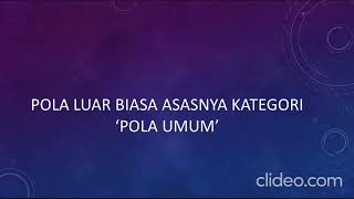 PENGAJIAN AM : SEMESTER 3 : POLA LUAR BIASA’