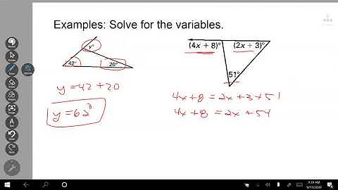 Unit 2 Topic 1 Triangle Theorems Video Notes