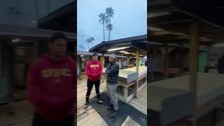 Newport Beach Dory fleet At-the McFadden wharf￼￼