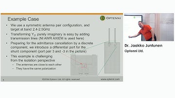 Optenni IMS2016 MicroApps presentation on MIMO antenna decoupling