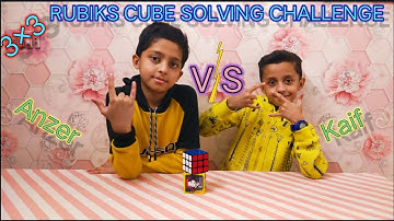 RUBIKS CUBE SOLVING CHALLENGE.....4 KIDS FUN.