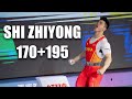 SHI Zhiyong 170kg Snatch + 195kg Clean&Jerk WR | 2021 Chinese National Games