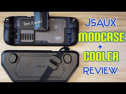 JSAUX ModCase with Cooler Kit For Steam Deck Full Review