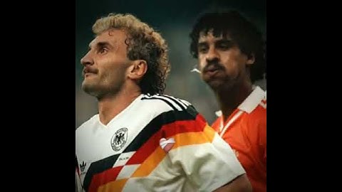 Rijkaard VS Rudi Voller #rijkaard #voller #shorts