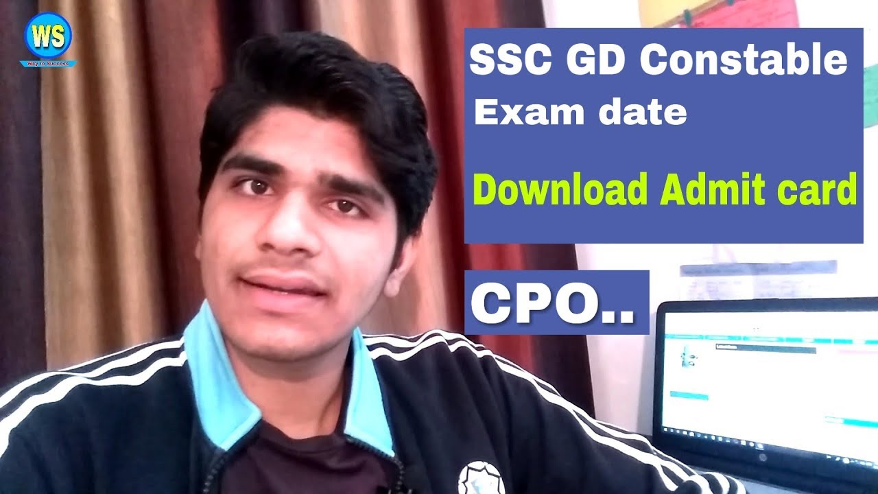SSC GD Constable written exam date final & SSC CPO Date... | Way to Success.. successful synonym