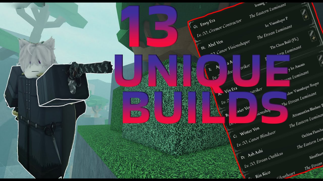 REVIEWING ALL MY BUILDS | Deepwoken - YouTube