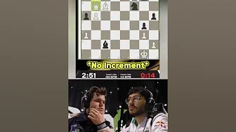 He Tricks Magnus with only 15 seconds No Increment!...