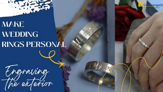 Make Wedding Rings Personal 💍 How to Engrave Outside with the Magic E7!