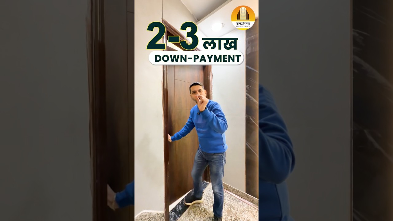 पहली बार ‼️ सिर्फ 2- 3 लाख DP ❣️ Luxury 😍 3bhk flat near Metro in uttam Nagar Delhi 