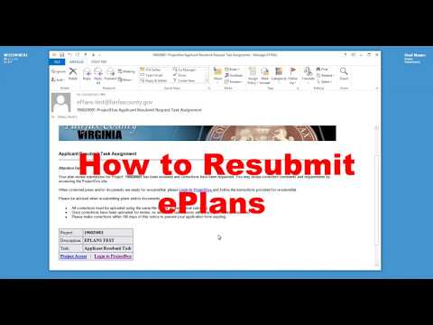 ePlans - How to Resubmit ePlans