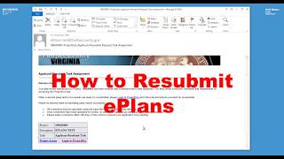 ePlans - How to Resubmit ePlans