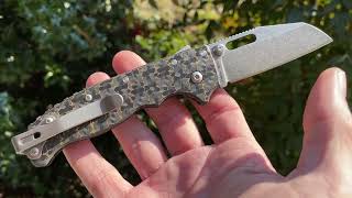 Demko Ad-20.5 Sharksfoot. Custom Karbadize Carbon Fiber Scales And Skiff Bearings.