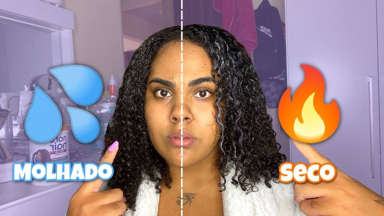 Finalização do crespo SECO X MOLHADO | Qual a diferença do resultado? | Rapha Oscar