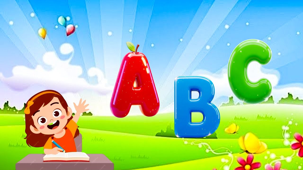 ABC Learning for Kids | A For Apple | ABCD For Children | ABC Song | VUTKU TV 