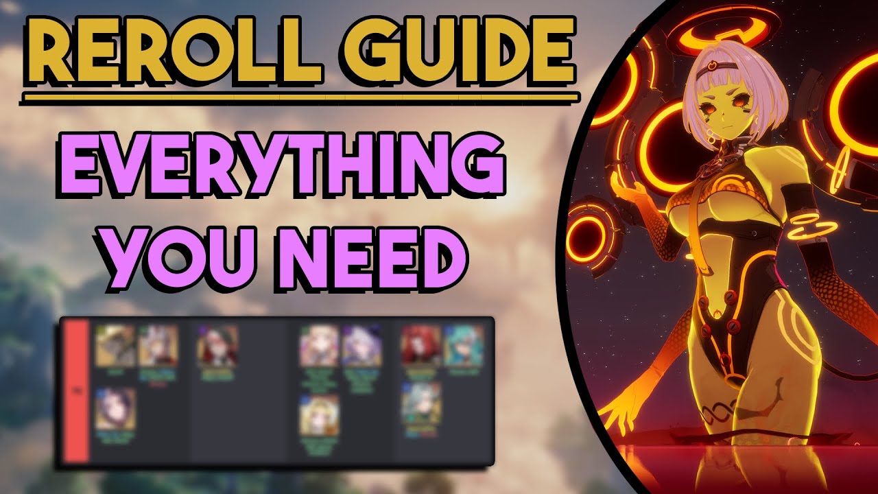 RELEASE Reroll Guide! Everything You Need To Know! | Etheria: Restart
