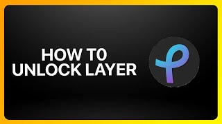 How To Unlock Layer In Pixlr Tutorial