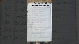 class 9 chapter 3 factorization of polynomials a plus bi ka hole squire#shor# viral #real
