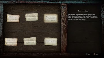 NOTICES: From the Innkeep (Witcher 3 In-Game Lore Read Aloud)
