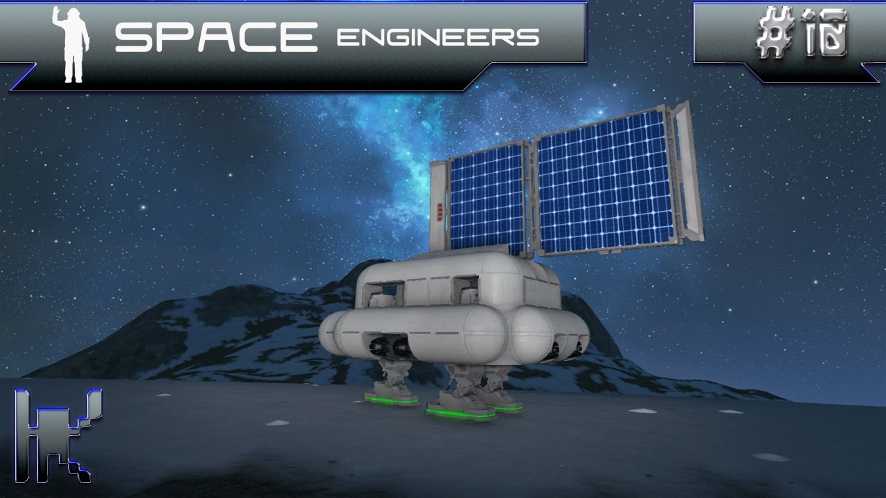 Let's Play Space Engineers - Episode 10: Scout Ship Stranded & Adding ...