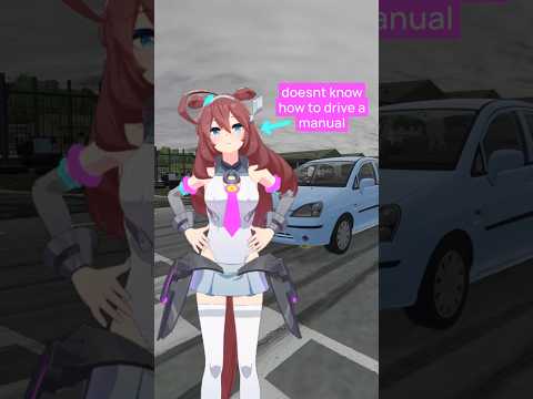 Mihono Bourbon tries to drive a car for the first time #umamusume #vrchat