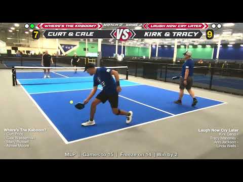 Match 2, Game 2 - MLP Style Pickleball Tournament - Bridgeton, MO - Curt & Cale vs Kirk & Tracy