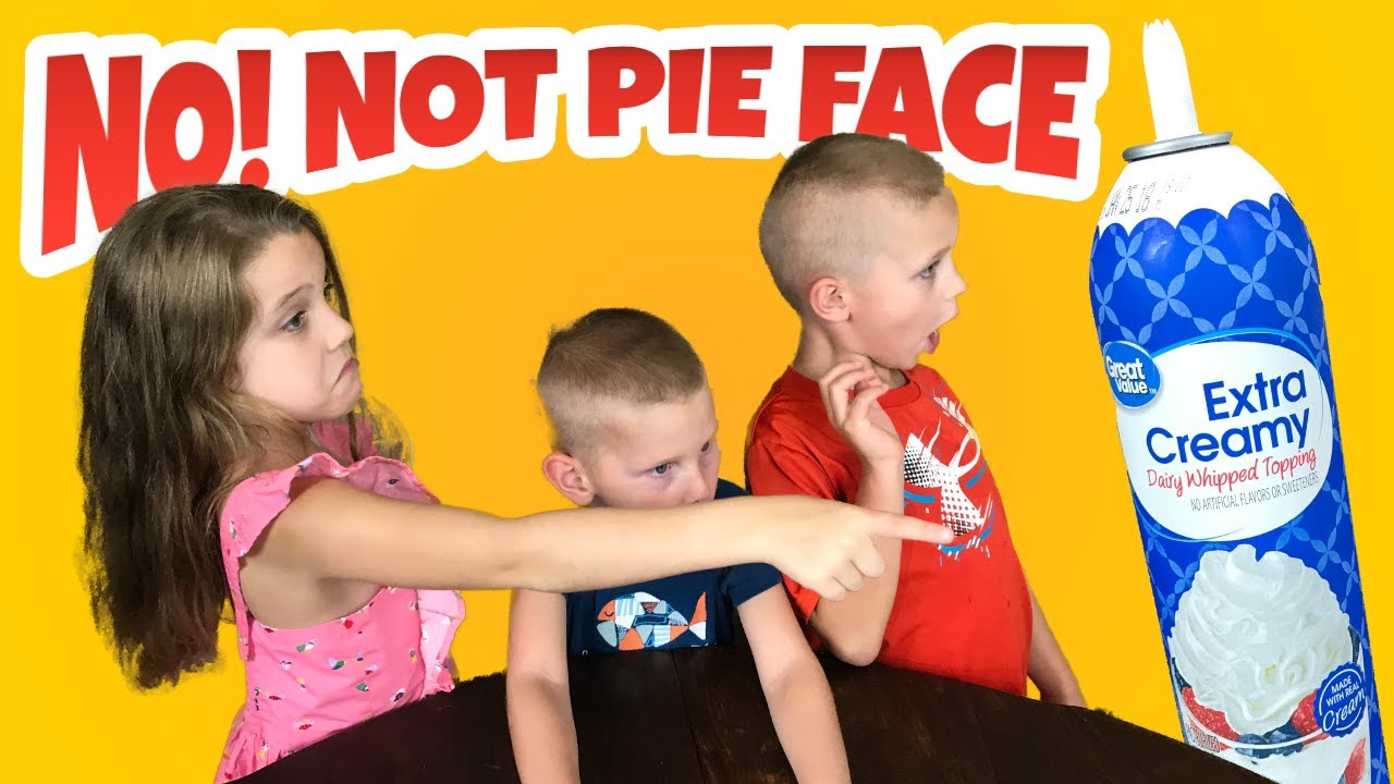 PIE FACE Big Sister vs Little Brothers YouTube