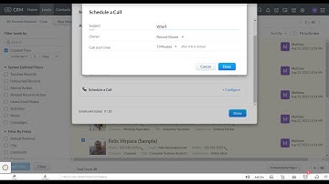 Sending Mail to Leads in Zoho CRM