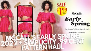 #201: McCall's Early Spring 2022 Pattern Haul (March 2022)