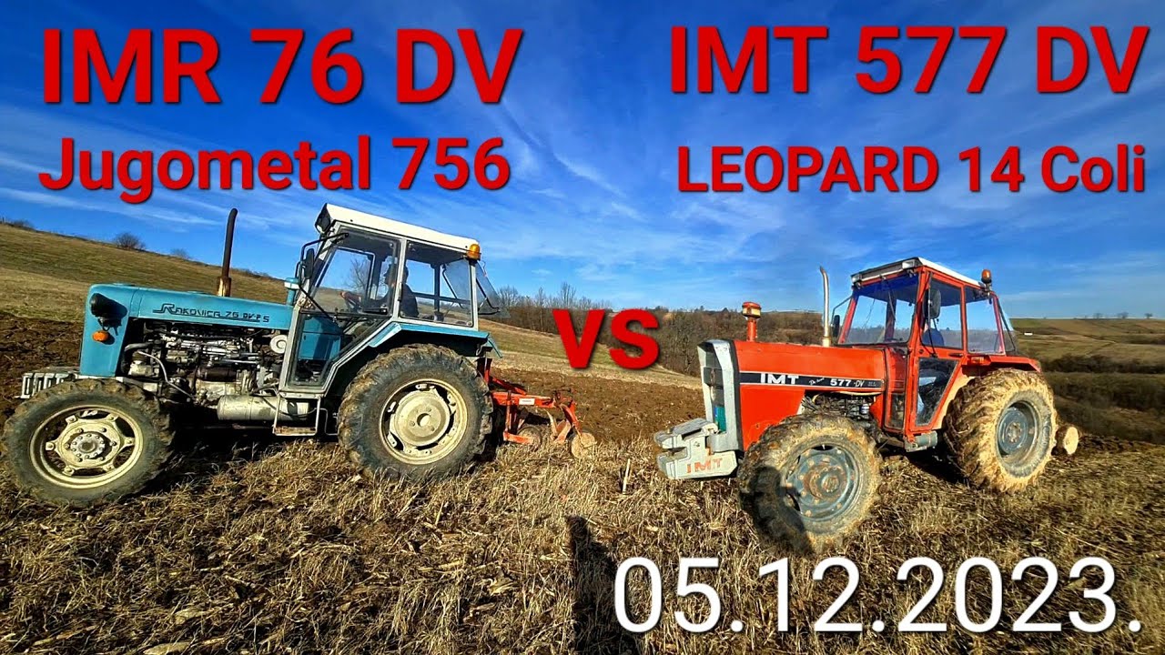 IMR 76 DV i IMT 577 DV Oranje 2023 | Rakovica 76 DV Plowing 2023