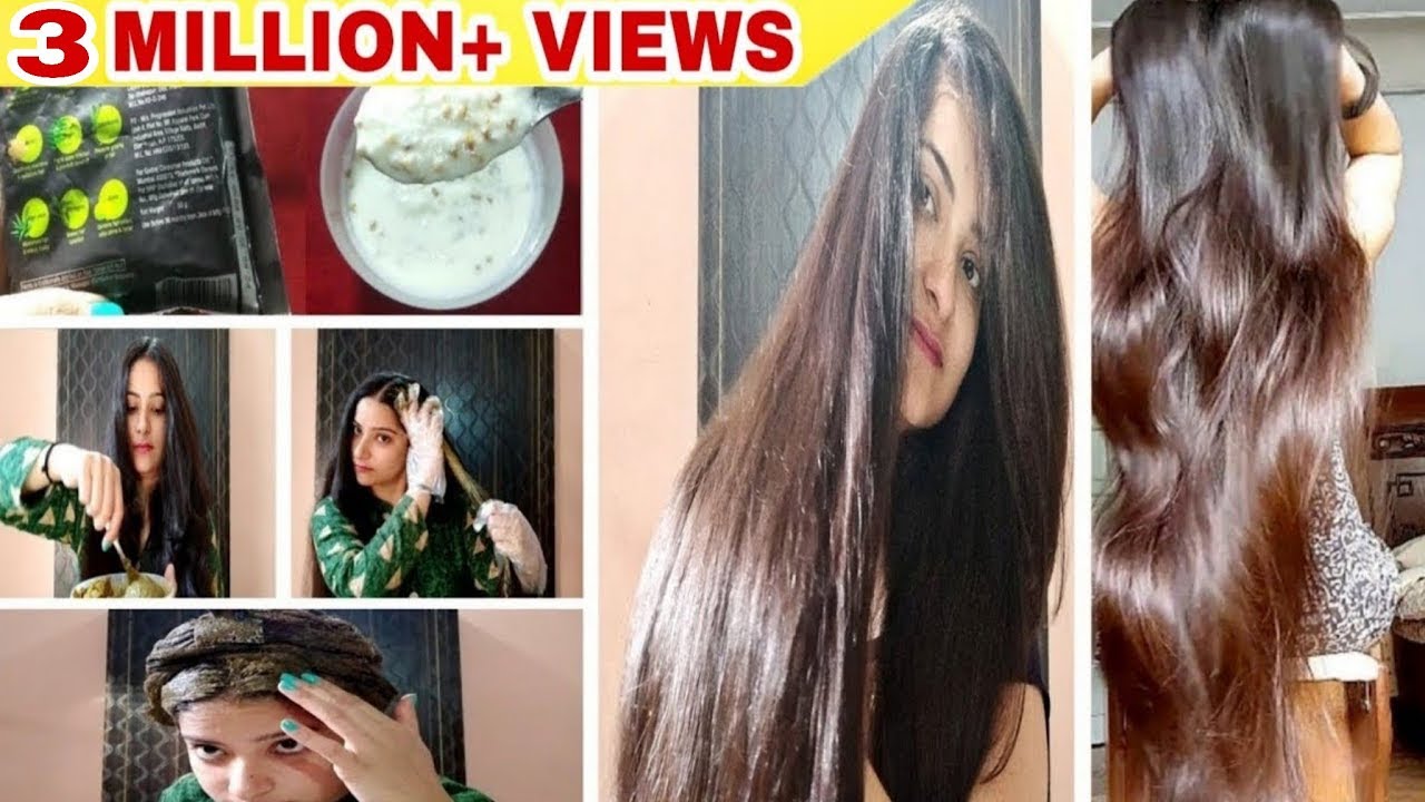 मेहंदी में सिर्फ 2 चीज़ मिलाने से ऐसा result मिलेगा Henna Hair Mask YouTube