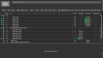 QLab 4: Recording a Cue Sequence