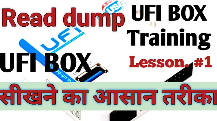 How to read dump by UFI Box tutorial | Check EMMC health and nand test free online classes Part 1.