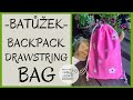 DIY Batůžek - Backpack Drawstring BAG