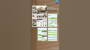 Architecture Presentation Board Template (Canva)