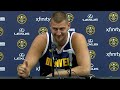 Nikola Jokić Makes Tons of Jokes, Talks New Look Nuggets & More at Media Day!