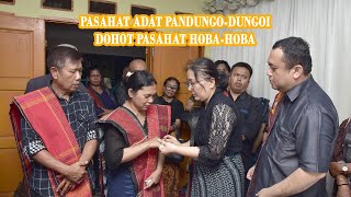 Pasahat Adat Pandungo-dungoi Dohot Pasahat Hoba-hoba di Ulaon Adat Saur Matua