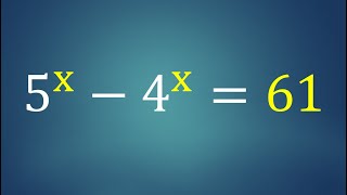 Solve Exponential Equation in 2 steps | Olympiad Math Questions and Solutions| Preparation 2022 2023