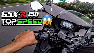 Suzuki GSX-R 150 Top speed Velocidad Máxima 😱🚀