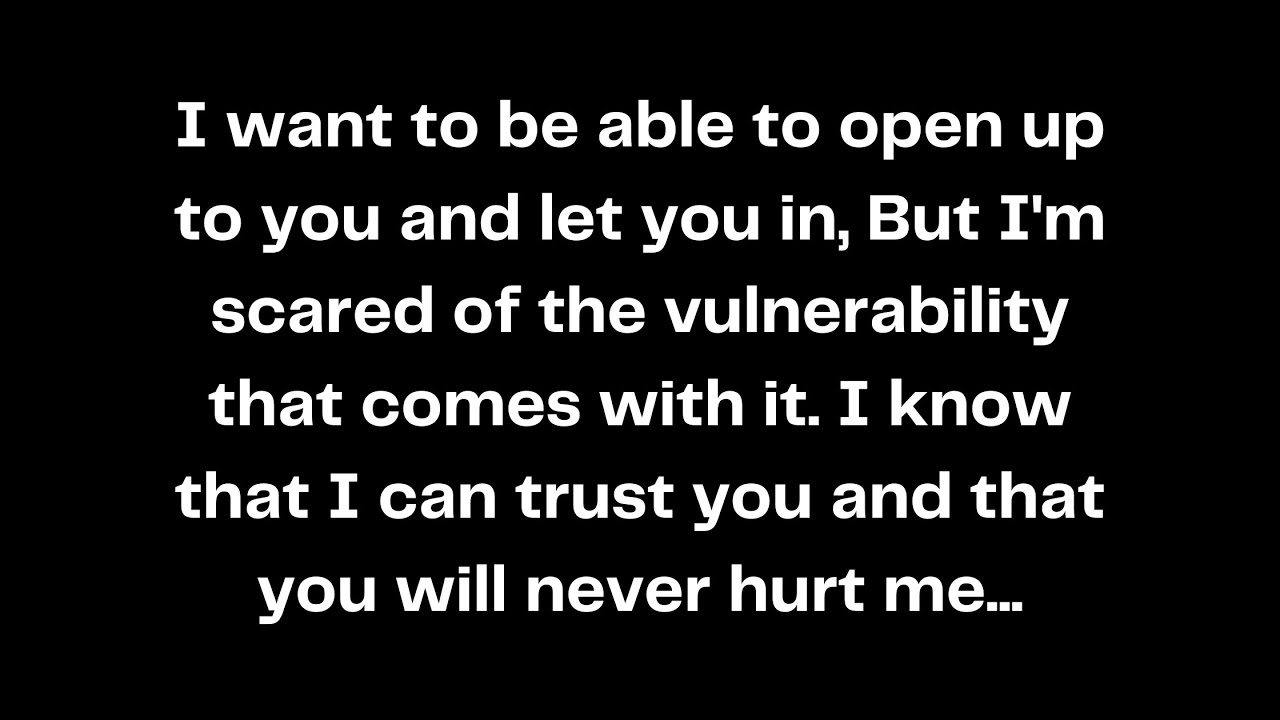 I desire to share my inner thoughts with you and allow you into my ...