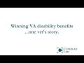 Winning VA Disability Benefits-One Vet's Story