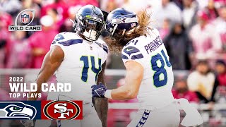 Seahawks' Top Plays vs. 49ers | Super Wild Card Weekend