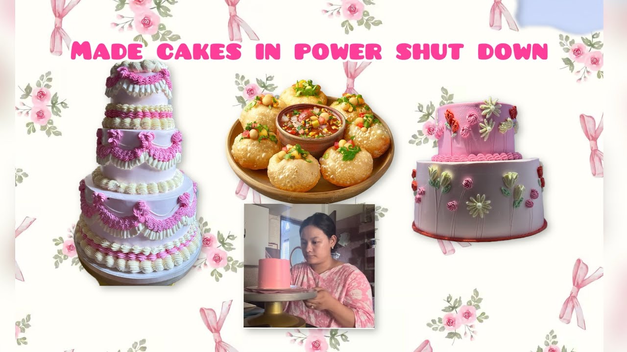 Delivered Cakes in Power shut down/ A True Baking Marathon/ A journey of patience and prayer 🙏🏻