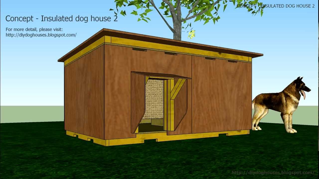 Concept Insulated Dog House 2 YouTube