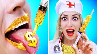 Rich Vs Poor Patients In The Hospital Cheap Vs Expensive Hospital Hacks, Tips And Funny Situations