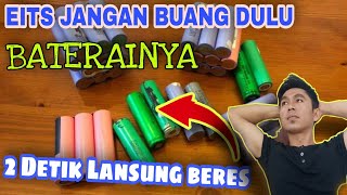 HOW TO REVIVE A DEAD 18650 LI-ION BATTERY || TIPS AND TRICKS