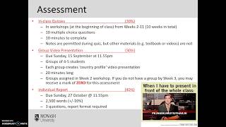Week 1- Resources and Assessments