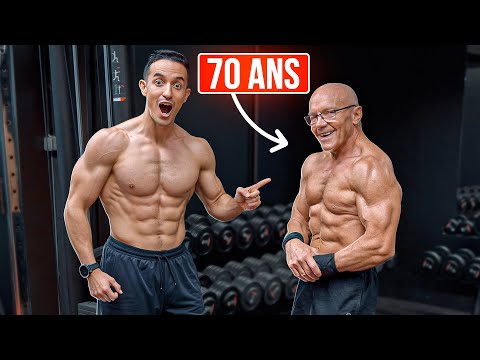 في عمر 70 سنة هذا الجد هو الأكثر عضلات في العالم 